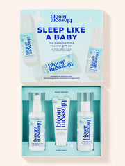 Sleep Like a Baby gift set box, an ideal gift for a baby shower with three products to help newborn sleep.