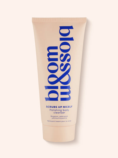 Scrubs Up Nicely Polishing body cleanser in blush tube, polish and cleanse skin in the shower.