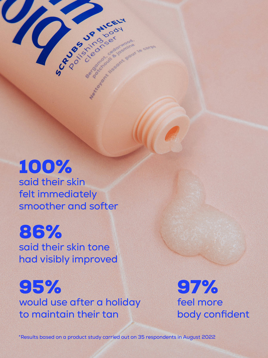 Polishing body cleanser, Scrubs Up Nicely Exfoliating Body Scrub